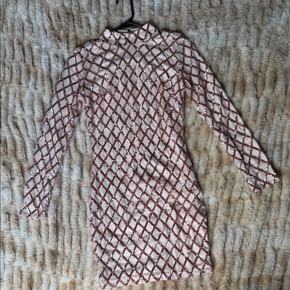 Elegant Pink and Rose Women's Dress